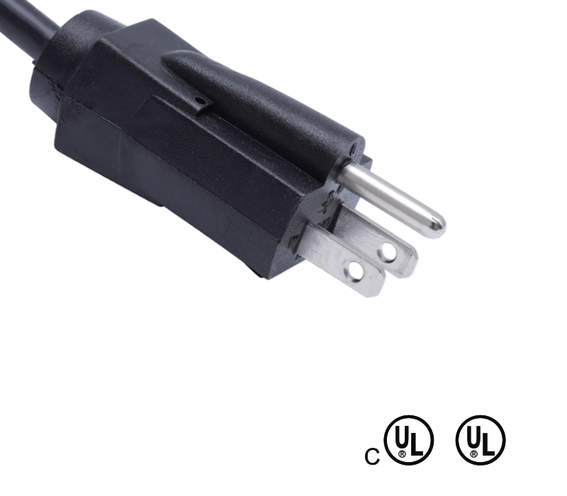 JT-3D 20A 125 V, wysokoprądowa, trójpinowa amerykańska wtyczka standardowa