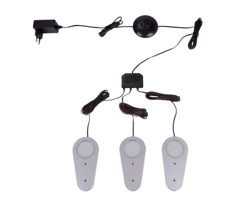 Lampy wykończeniowe szafki CLASS-11 z obudową z tworzywa ABS